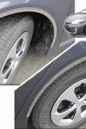 Budget TOYOTA PRIUS 4dr QAA Stainless 4pcs Wheel Well Accent WQ10135