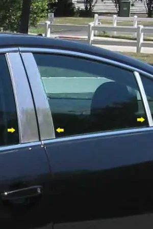 BUICK REGAL 4dr QAA Stainless 6pcs Pillar Trim PP51576 Special Offer