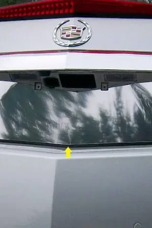 CADILLAC CTS COUPE 2dr QAA Stainless 1pcs License Plate Bezel LP50254 Modern