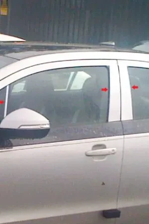 Free Shipping CHEVROLET VOLT 4dr QAA Stainless 10pcs Pillar Trim PP53133