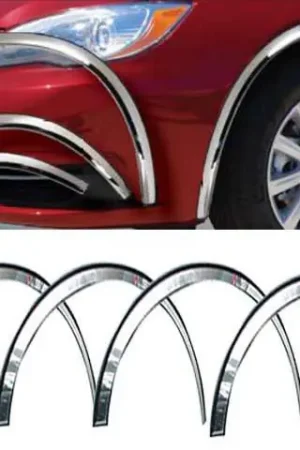 CHRYSLER 200 4dr QAA Molded Stainless 6pcs Wheel Well Fender Trim WZ51780 Worldwide Shipping