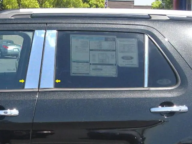 FORD EXPLORER 4dr QAA Stainless 4pcs Pillar Trim PP51332 Next Day Delivery