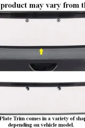 JEEP COMPASS 4dr QAA Stainless 1pcs License Plate Bezel LP51075 Free Shipping