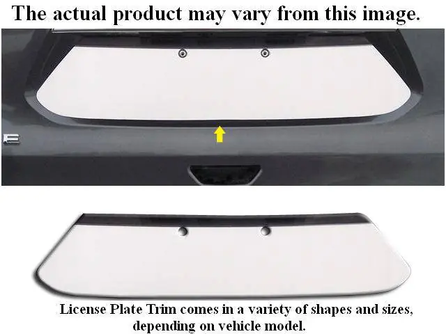 JEEP COMPASS 4dr QAA Stainless 1pcs License Plate Bezel LP51075 Free Shipping