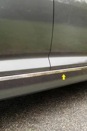 KIA OPTIMA 4dr QAA Stainless 2pcs Rocker Panel Trim TH11806 Grab Now