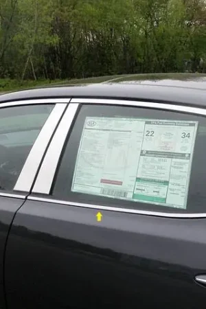 KIA OPTIMA 4dr QAA Stainless 6pcs Window Sill Accent WS11805 Shop Now