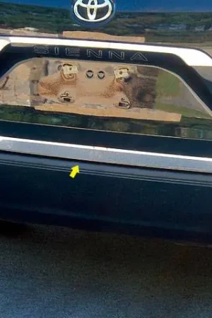 TOYOTA SIENNA 4dr QAA Stainless 1pcs Rear Deck Accent RD11150 While Supplies Last