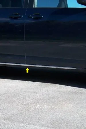 TOYOTA SIENNA 4dr QAA Stainless 2pcs Rocker Panel Trim TH11151 Free Shipping