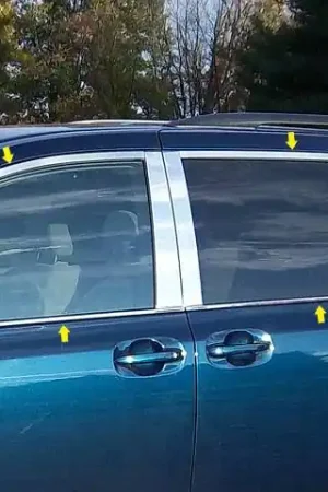Deal TOYOTA SIENNA 4dr QAA Stainless 8pcs Window Accent Package WP11151