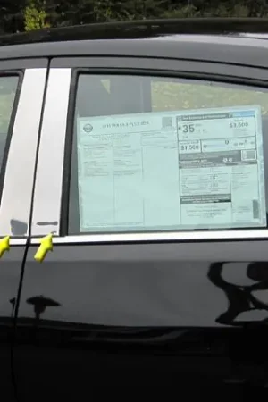 High Quality Fits Nissan VERSA 4dr QAA Stainless 6pcs Pillar Trim PP12531