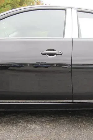 Fits Nissan VERSA 4dr QAA Stainless 4pcs Rocker Panel Trim TH12531 Final Sale