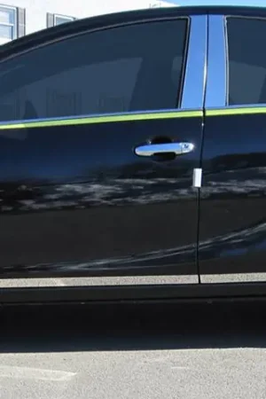 Warranty Included TOYOTA PRIUS C 4dr QAA Stainless 4pcs Rocker Panel Trim TH12705