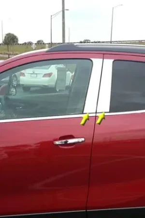 Express Delivery BUICK ENCORE 4dr QAA Stainless 10pcs Pillar Trim PP53563