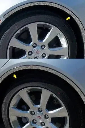 CADILLAC ATS 4dr QAA Stainless 6pcs Wheel Well Accent WQ53237 Get Yours