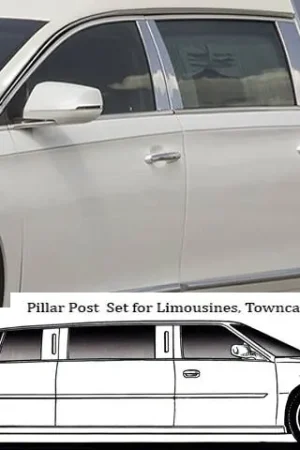 XTS Eagle Kingsley/Ultimate Hearse QAA Stainless 6pcs Pillar Trim PP53238 Discount