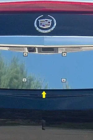 Discount CADILLAC XTS 4dr QAA Stainless 1pcs License Plate Bezel LP53245