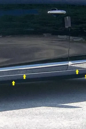 Fresh Stock CADILLAC XTS 4dr QAA Stainless 10pcs Rocker Panel Trim TH53247