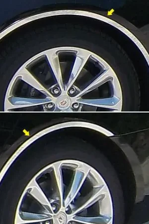 Seasonal Sale CADILLAC XTS 4dr QAA Stainless 4pcs Wheel Well Accent WQ53245