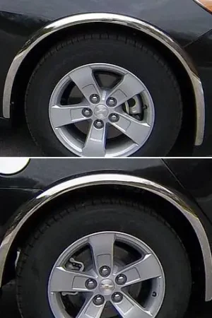 Special Discount MALIBU 4dr QAA Molded Stainless 4pcs Wheel Well Fender Trim WZ53105