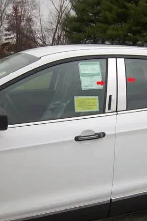 Grab Now FORD ESCAPE 4dr QAA Stainless 10pcs Pillar Trim PP53363