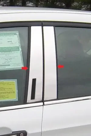 FORD ESCAPE 4dr QAA Stainless 4pcs Pillar Trim PP53360 High Quality