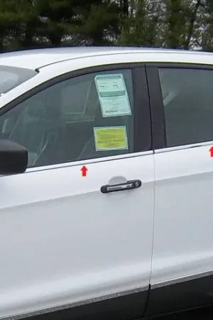 Express Delivery FORD ESCAPE 4dr QAA Stainless 10pcs Window Sill Accent WS53360