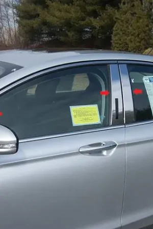 FORD FUSION 4dr QAA Stainless 12pcs Pillar Trim PP53392 In Demand