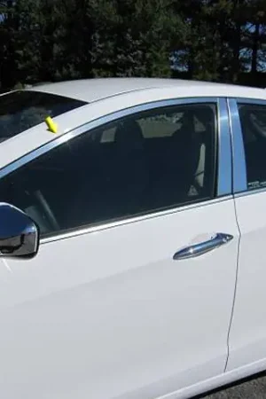 Best Price Fits Hyundai ELANTRA 4dr QAA Stainless 10pcs Window Accent Package WP13346