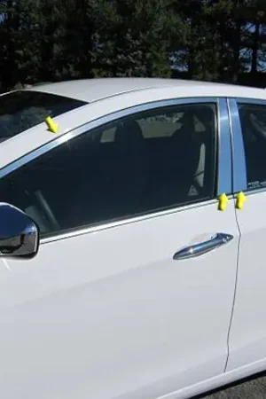 Fits Hyundai ELANTRA 4dr QAA Stainless 18pcs Window Accent Package WP13345 Trending