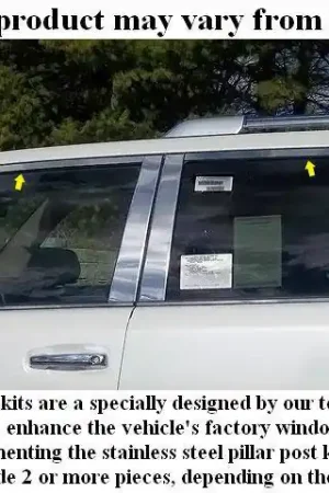 Fits Hyundai VELOSTER 3dr QAA Stainless 4pcs Window Accent Package WP13321 Best Seller