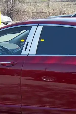 LINCOLN MKZ 4dr QAA Stainless 8pcs Pillar Trim PP53632 Viral