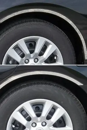 Fits Nissan ALTIMA 4dr QAA Stainless 4pcs Wheel Well Accent WQ13550 Exclusive Offer