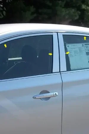 Price Drop Fits Nissan SENTRA 4dr QAA Stainless 12pcs Window Accent Package WP13575