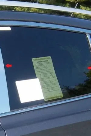 While Supplies Last TOYOTA RAV4 4dr QAA Stainless 6pcs Pillar Trim PP13181