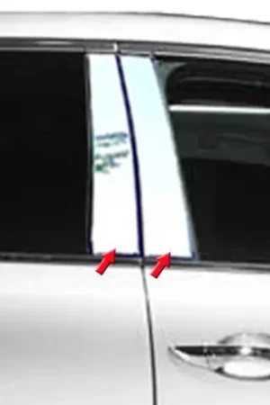 ACURA MDX 4dr QAA Stainless 4pcs Pillar Trim PP14297 Must Have