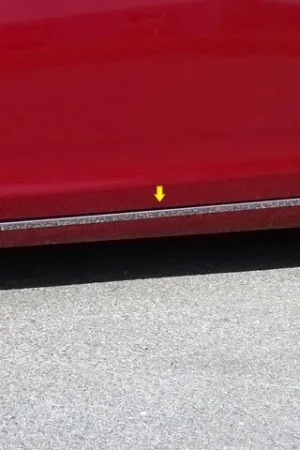 CADILLAC CTS 4dr QAA Stainless 2pcs Rocker Panel Trim TH54253 Instant Buy