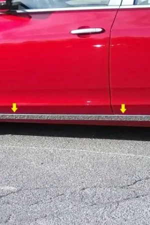 CADILLAC CTS 4dr QAA Stainless 4pcs Rocker Panel Trim TH54251 While Supplies Last