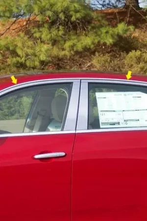 Secure Checkout CADILLAC CTS 4dr QAA Stainless 4pcs Window Accent Package WP54251