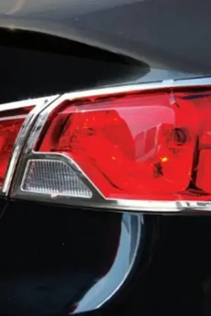 CHEVROLET IMPALA 4dr QAA Chrome ABS plastic 4pcs Tail Light Bezels TL54135 Low Price