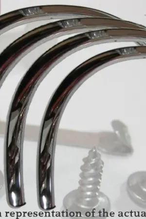 Special Discount IMPALA 4dr QAA Molded Stainless 4pcs Wheel Well Fender Trim WZ54135