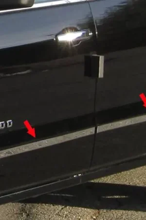 SILVERADO Crew Cab, Short Bed, NO Molding QAA4pcs Molding Insert MI54184 Special Offer