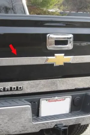 CHEVROLET SILVERADO 2/4dr QAA Stainless 2pcs Tailgate Accent TP54181 Free Shipping