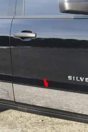 CHEVROLET SILVERADO 4dr QAA Stainless 4pcs Rocker Panel Trim TH54185 Super Sale