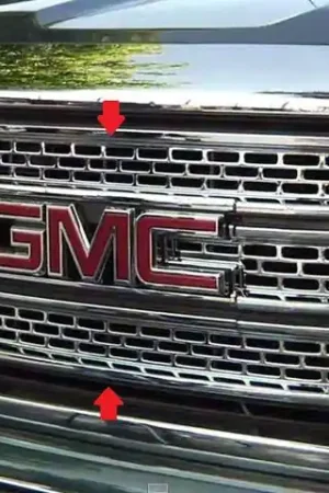 GMC SIERRA 2/4dr QAA Chrome ABS plastic 4pcs Grille Overlay SGC54281 One Day Deal