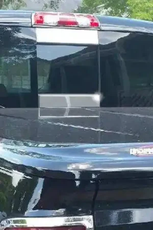 Free Delivery GMC SIERRA 4dr QAA Stainless 2pcs RearHatch Window Set RW54181