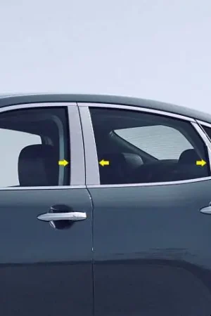 Fits Infiniti Q70 4dr QAA Stainless 6pcs Pillar Trim PP11058 Reduced Price