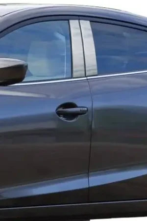 MAZDA MAZDA3 4dr QAA Stainless 8pcs Pillar Trim PP14752 Free Returns