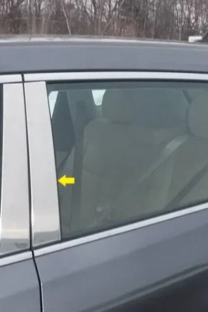 Final Sale Fits Nissan ROGUE 4dr QAA Stainless 6pcs Pillar Trim PP14536