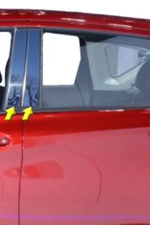 Fits Nissan VERSA NOTE 4dr QAA Stainless 6pcs Pillar Trim PP14566 Exclusive