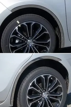 TOYOTA COROLLA 4dr QAA Stainless 4pcs Wheel Well Accent WQ14112 Warranty Included